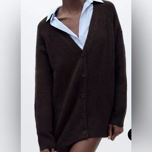 Zara smooth knit cardigan